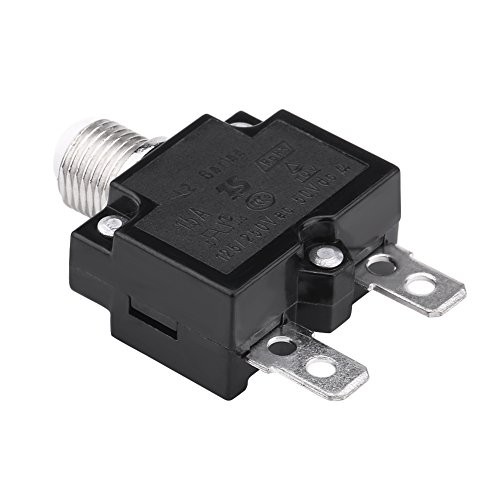 Reset Thermal Switch,L2 Series 125-250V AC 50V DC Push Button Manual Reset 15A