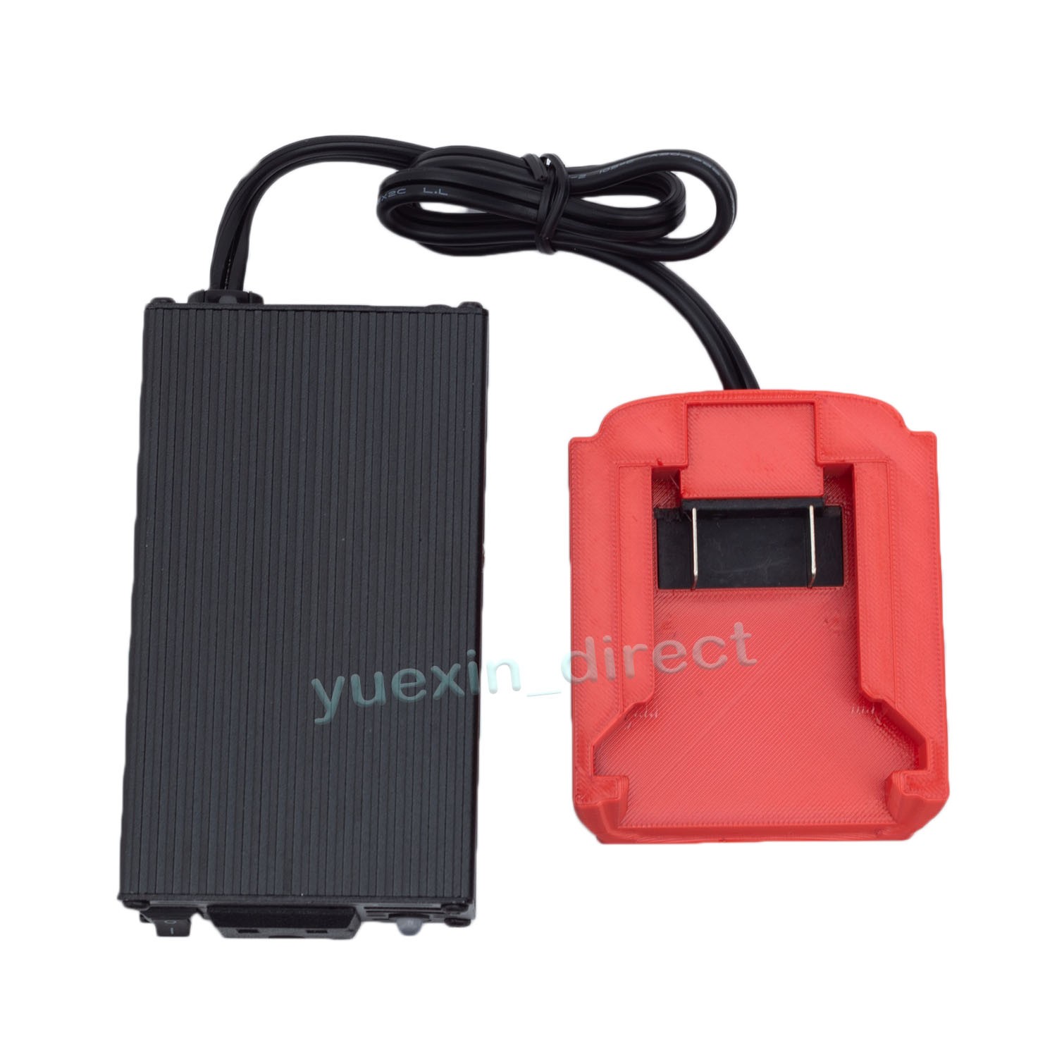 Power Inverter AC Outlet Adapter For Milwaukee 18v Battery DC 18V to 110V AC
