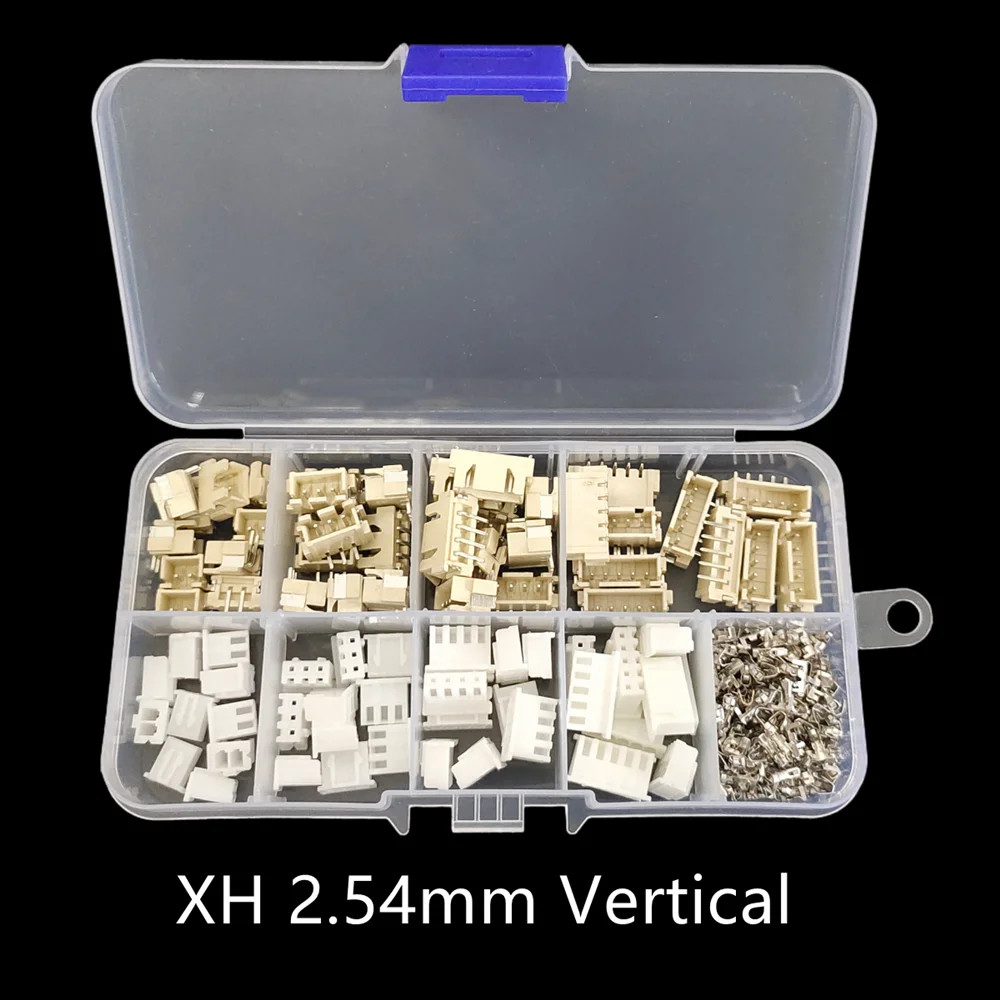 1Box JST1.25 SH1.0 ZH1.5 PH2.0 XH2.54 2/3/4/5P Male Plug Female Socket Horizonta