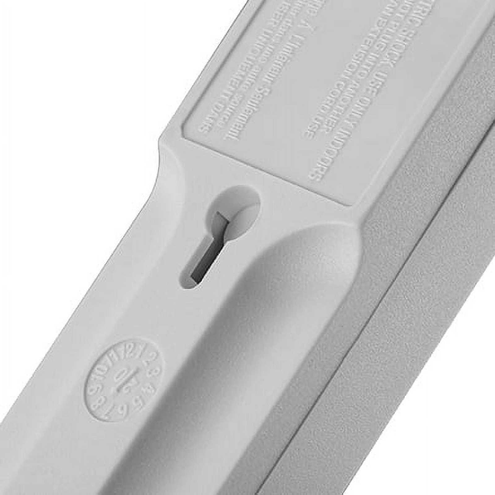 Hyper Tough 6-Outlet Power Stríp with 2.5-Foot Cord , White，15A，125V-60Hz