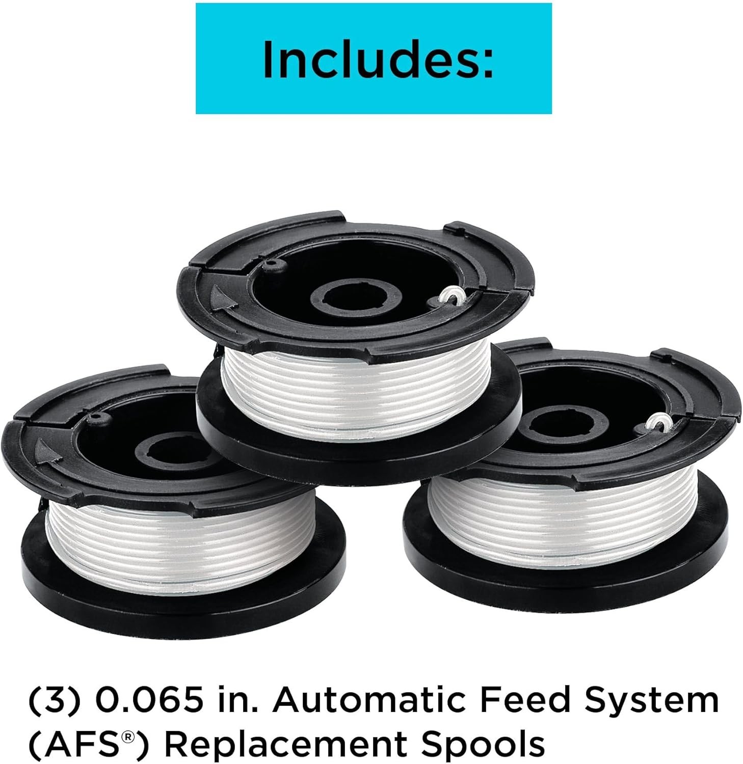 BLACK+DECKER Weed Eater String, Genuine OEM Authentic Trimmer Line, 3-Pack, 30-F