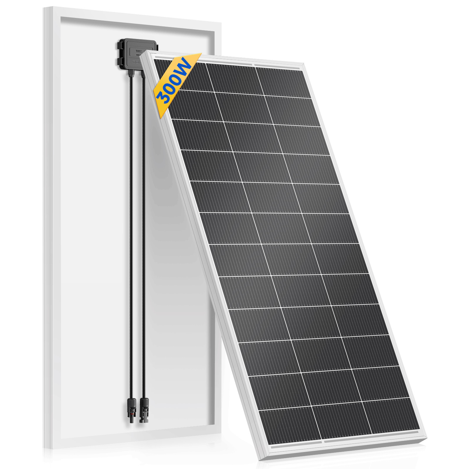 300W Solar Panel Mono 18BB N-Type Cell Power Charger Home Boat Off-Grid Battery