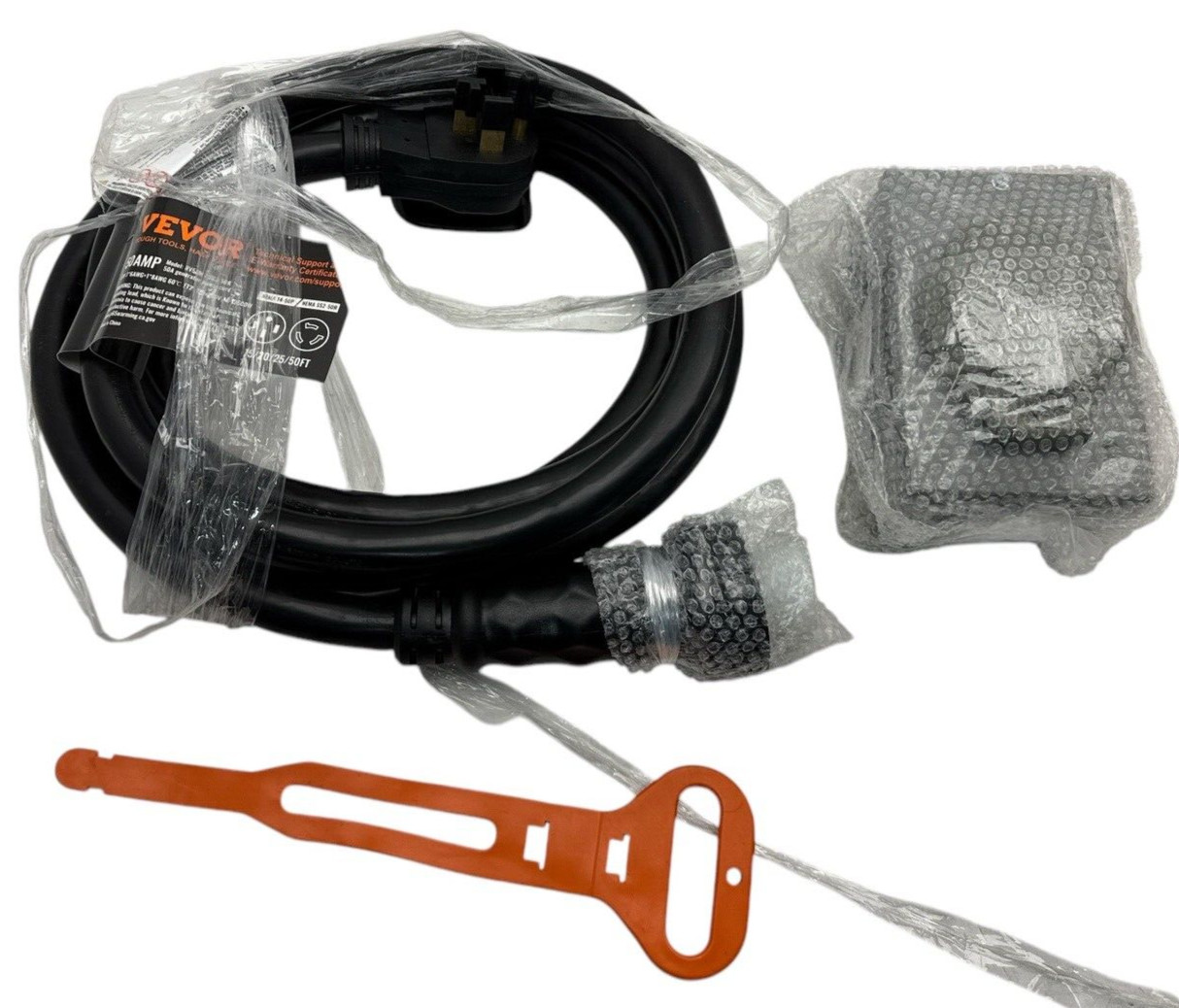 Generator RV Cord 50 Amp 15 ft N14-50P SS2-50R and Power Inlet Box VEVOR 112 OB1
