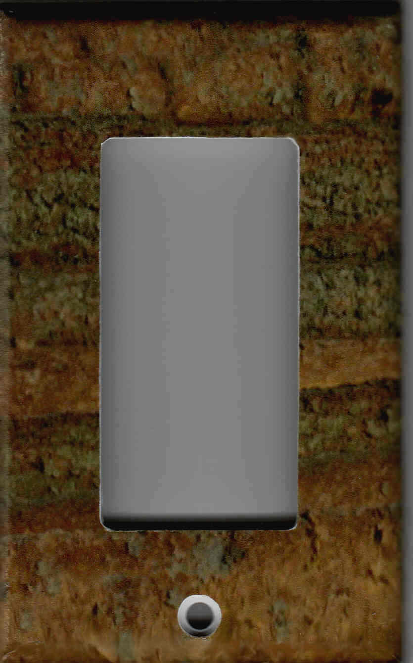 LOG CABIN LOGS IMAGE HOME WALL DECOR LIGHT SWITCH PLATES AND OUTLETS