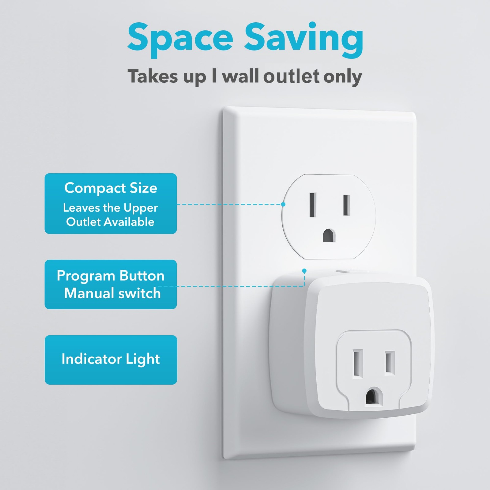 Remote Control Outlet with 100FT RF Signal, Wireless On Off Switch Plug for H…