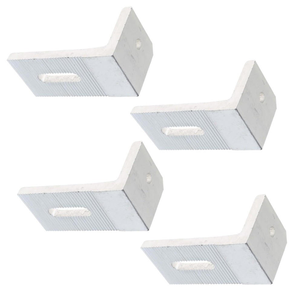 L Foot Solar Mount, Aluminum Alloy Photovoltaic Panel Mounting Bracket / New