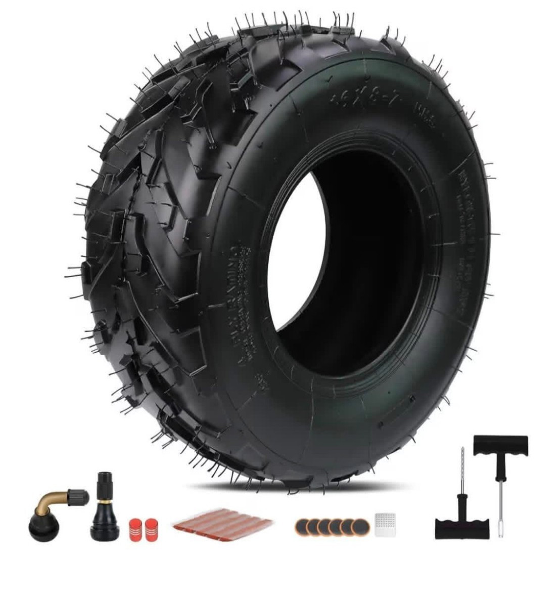 16×8-7 ATV Tire Tubeless All-Terrain Replacement for Tao tao Coolster 110cc