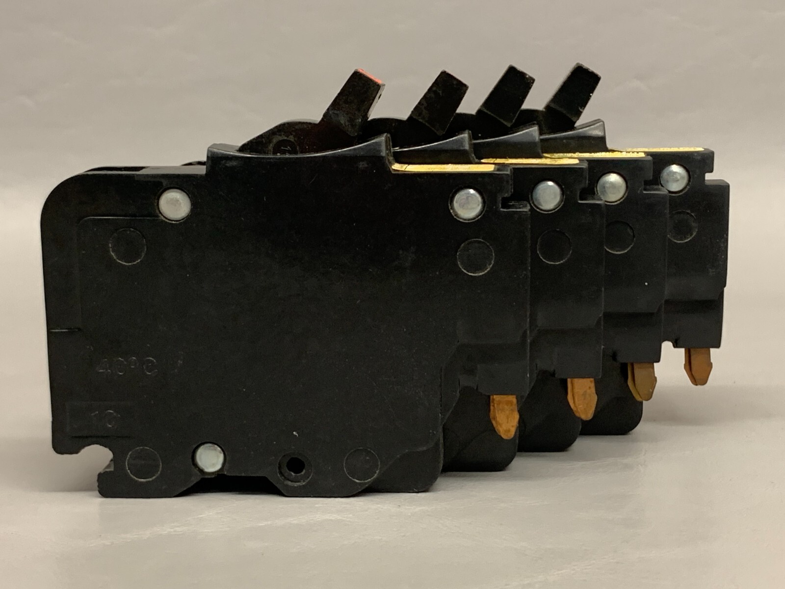 Lot of 4 – 15 Amp FEDERAL PACIFIC FPE 15A 1/2″ Thin Stab-Lok CIRCUIT BREAKERS