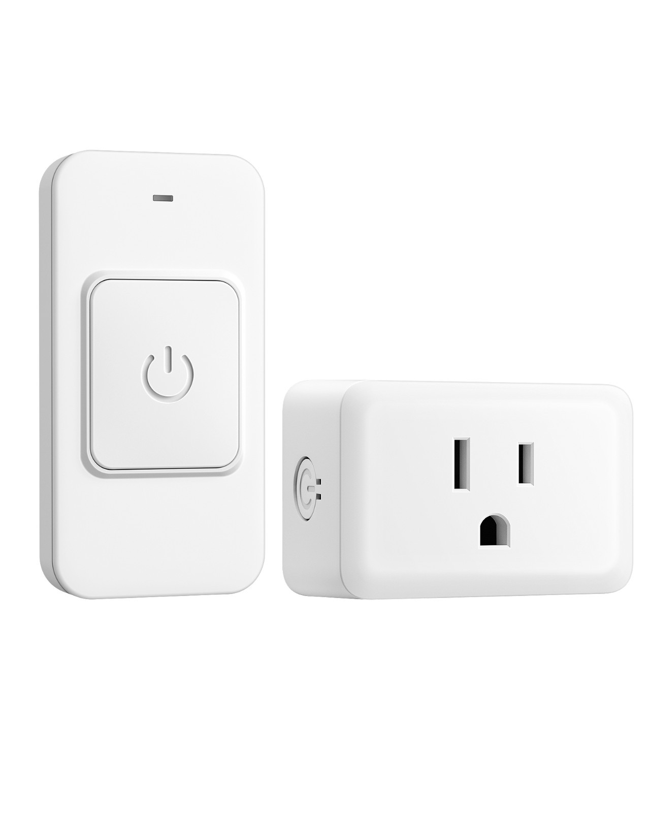Single Button RF Remote Control Electrical Plug Outlet No WiFi Needed 100FT