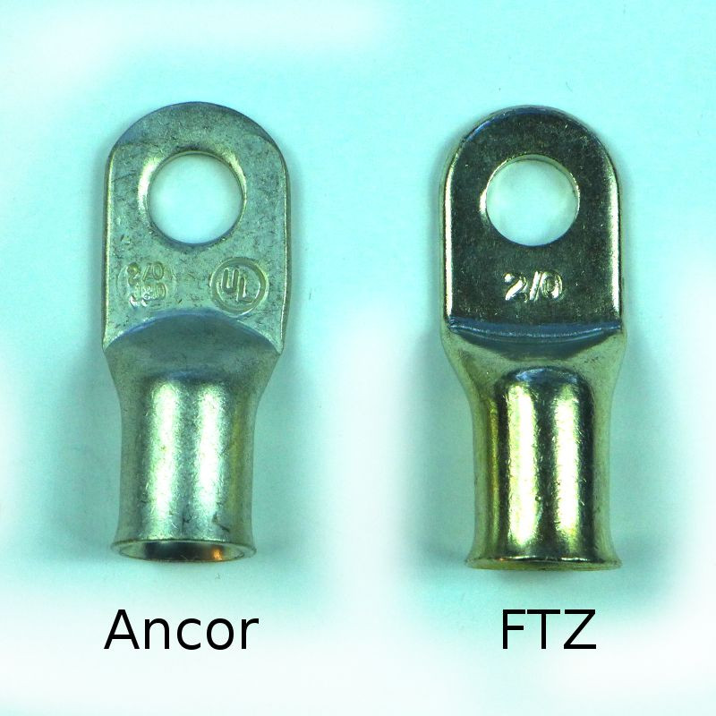 Battery Cable Terminals – Tin Plated FTZ Heavy Duty Starter Lugs