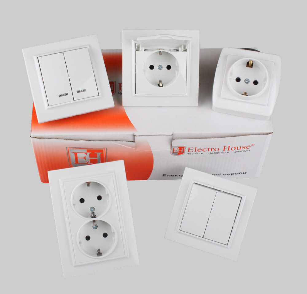 Wall Socket Outlet 16A EU Standart Without Grounding Power