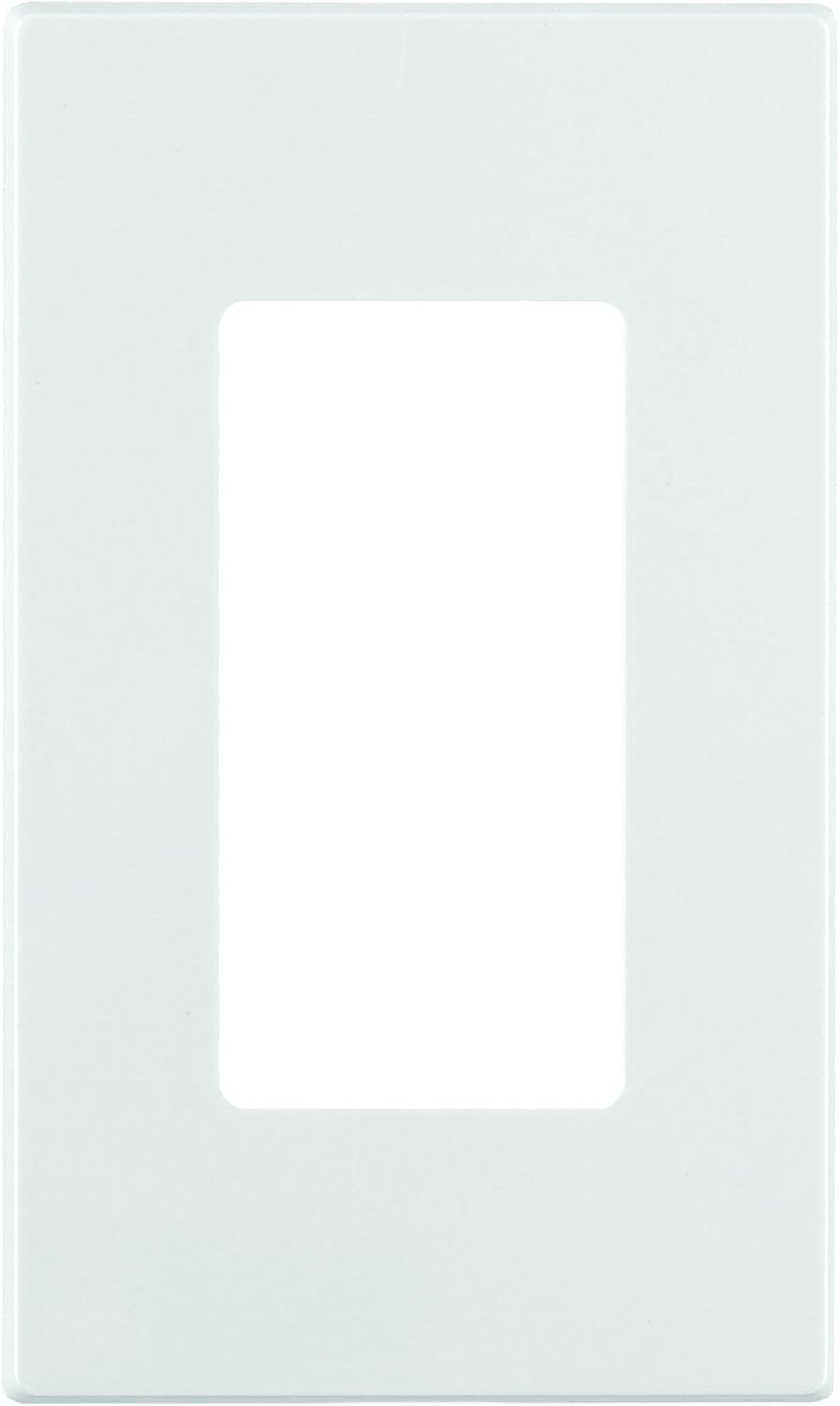1-Gang Decora Plus Screwless Wall Plate 80301-SW White