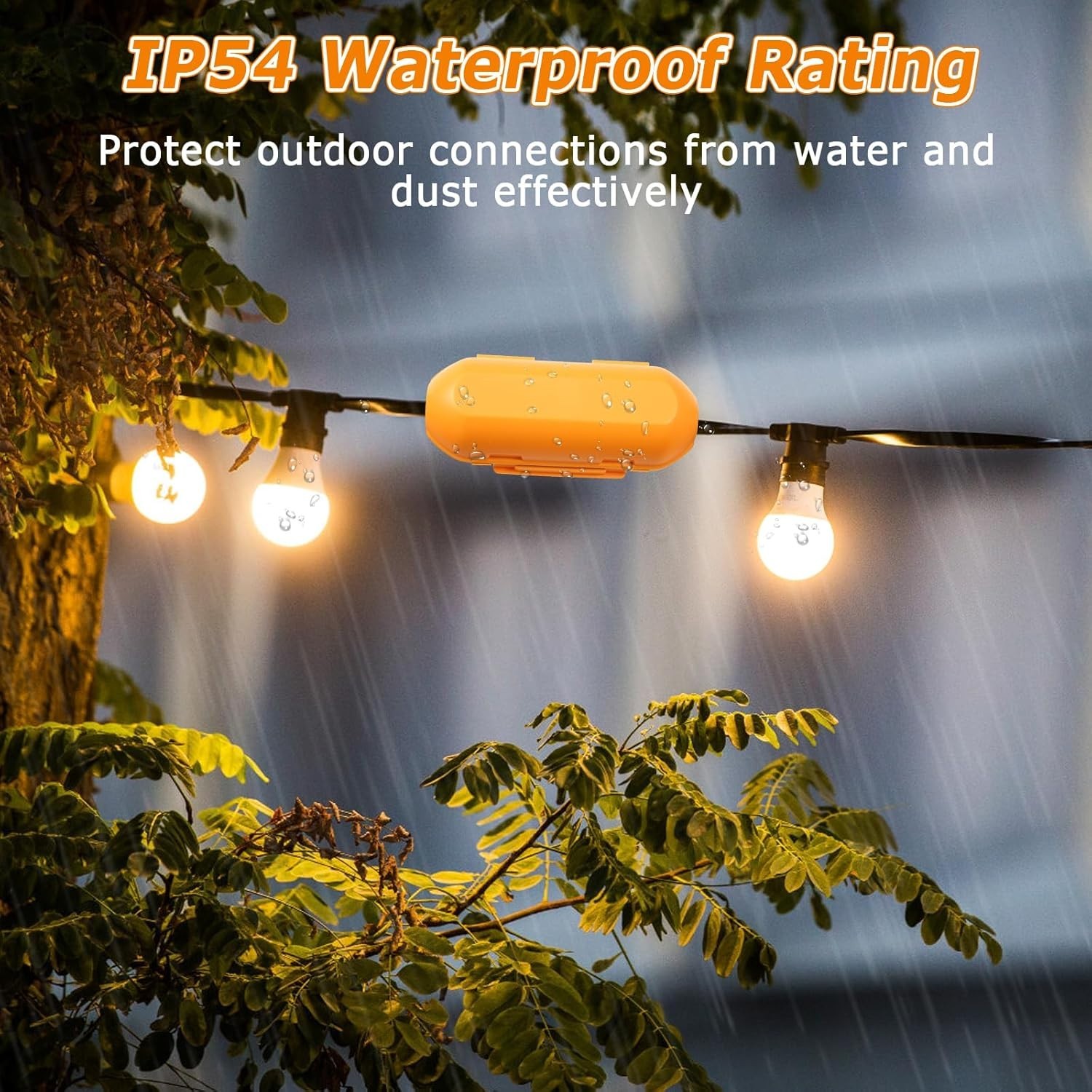 2 Pack Extension Cord Cover Waterproof, Ip54 Cover Box, Unique Stuck Extension