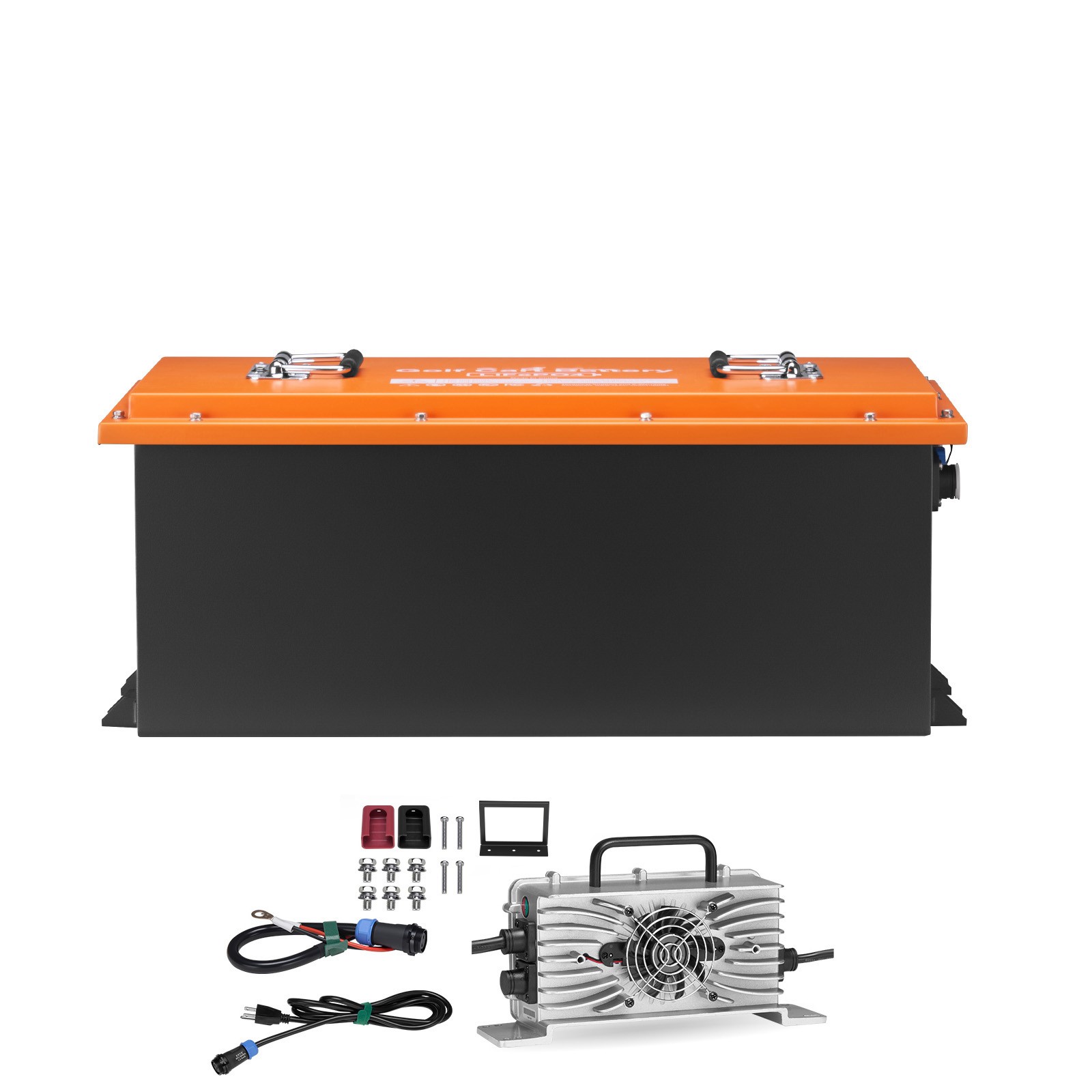 48V 105Ah Golf Cart Lithium Battery with 20A Charger and Touch Monitor