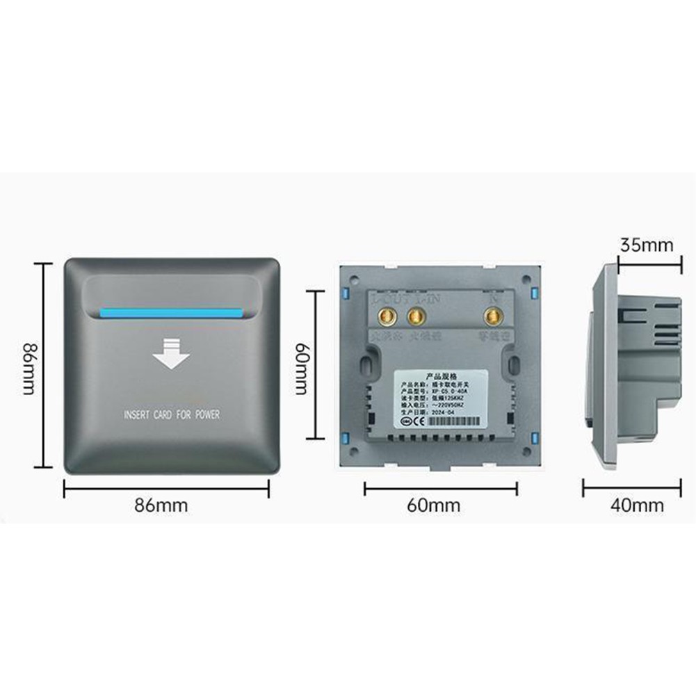 Sustainable Management Switch for Hotels Operates at 13 56MHz Frequency