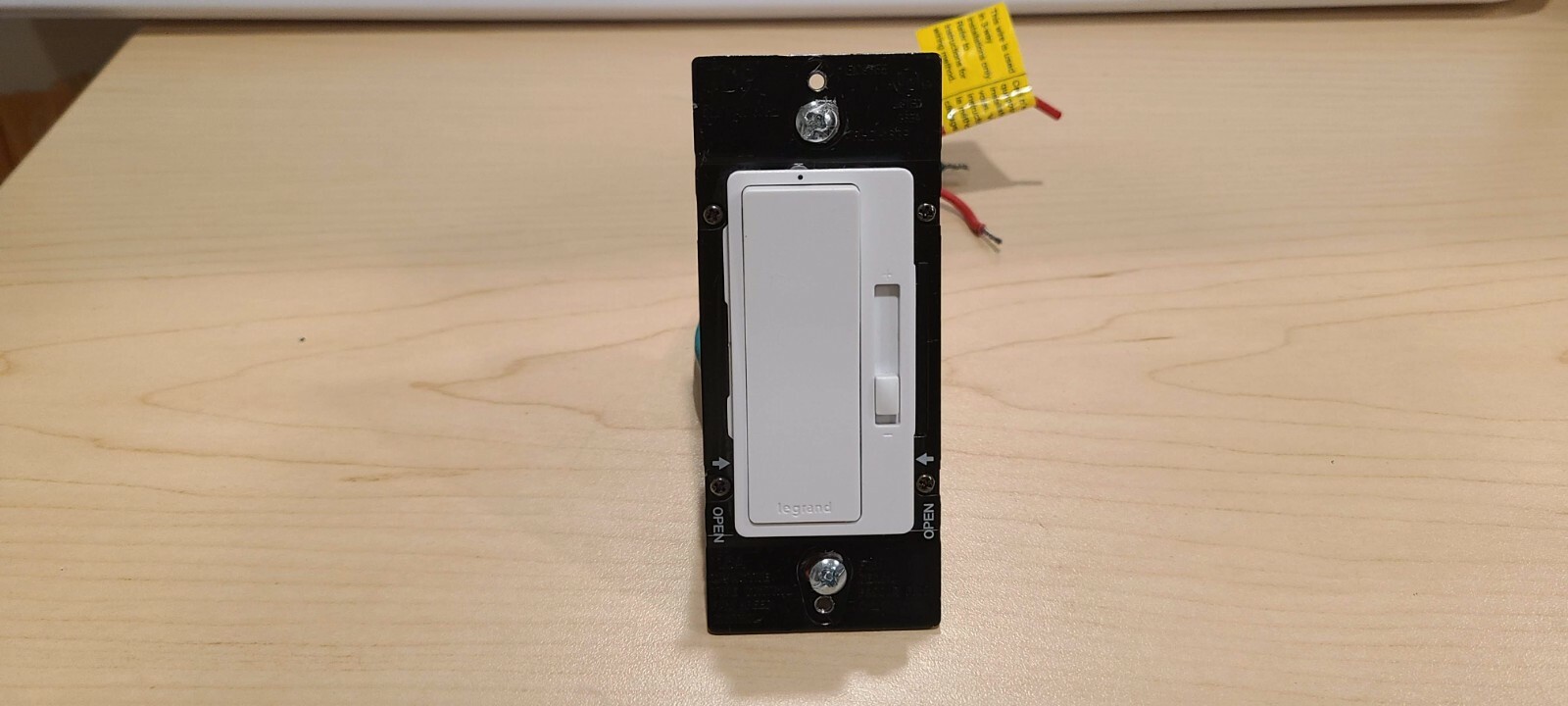 Legrand radiant 1.6A Fan Speed Control Light Switch White, RHDH163PWCCV6