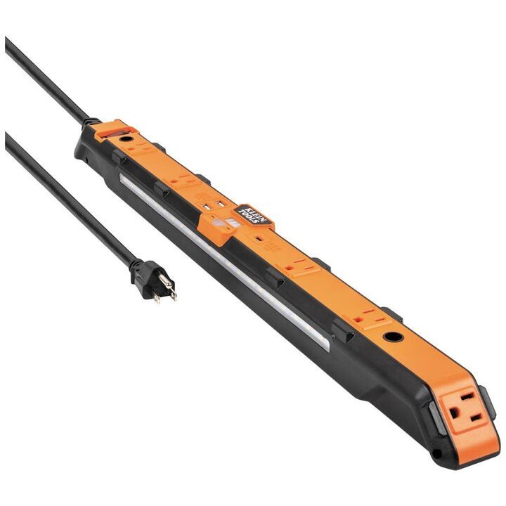 Klein Tools Power Strip Pro 29602 – Magnetic Power Strip Surge Protector