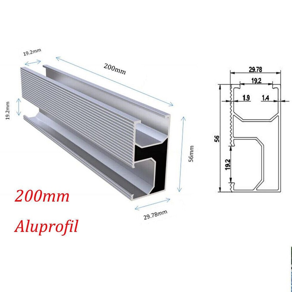 Mounting Rail Module Bracket Mounting Guide Rail Panel Photovoltaic Bracket