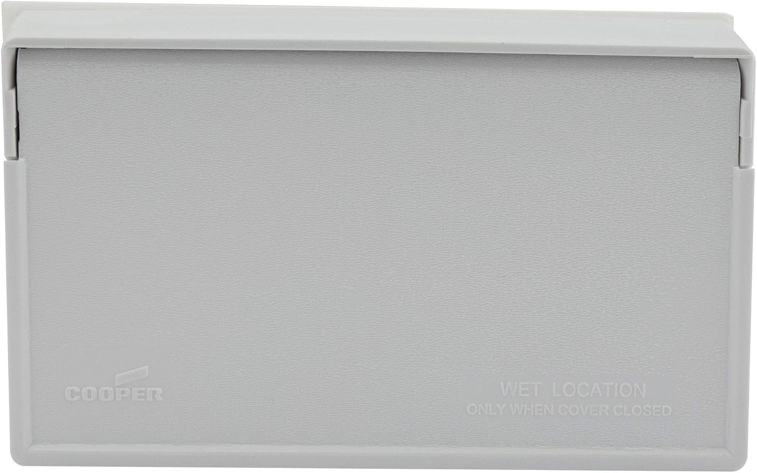 RV Exterior GFCI Outlet Cover Plate | Weatherproof | White