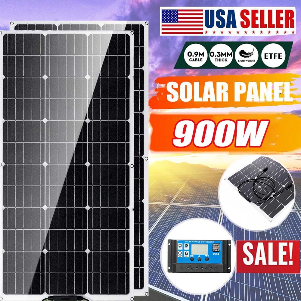 150W 300W Flexible Mono Solar Panel 12V Portable for RV Camping Home Boat