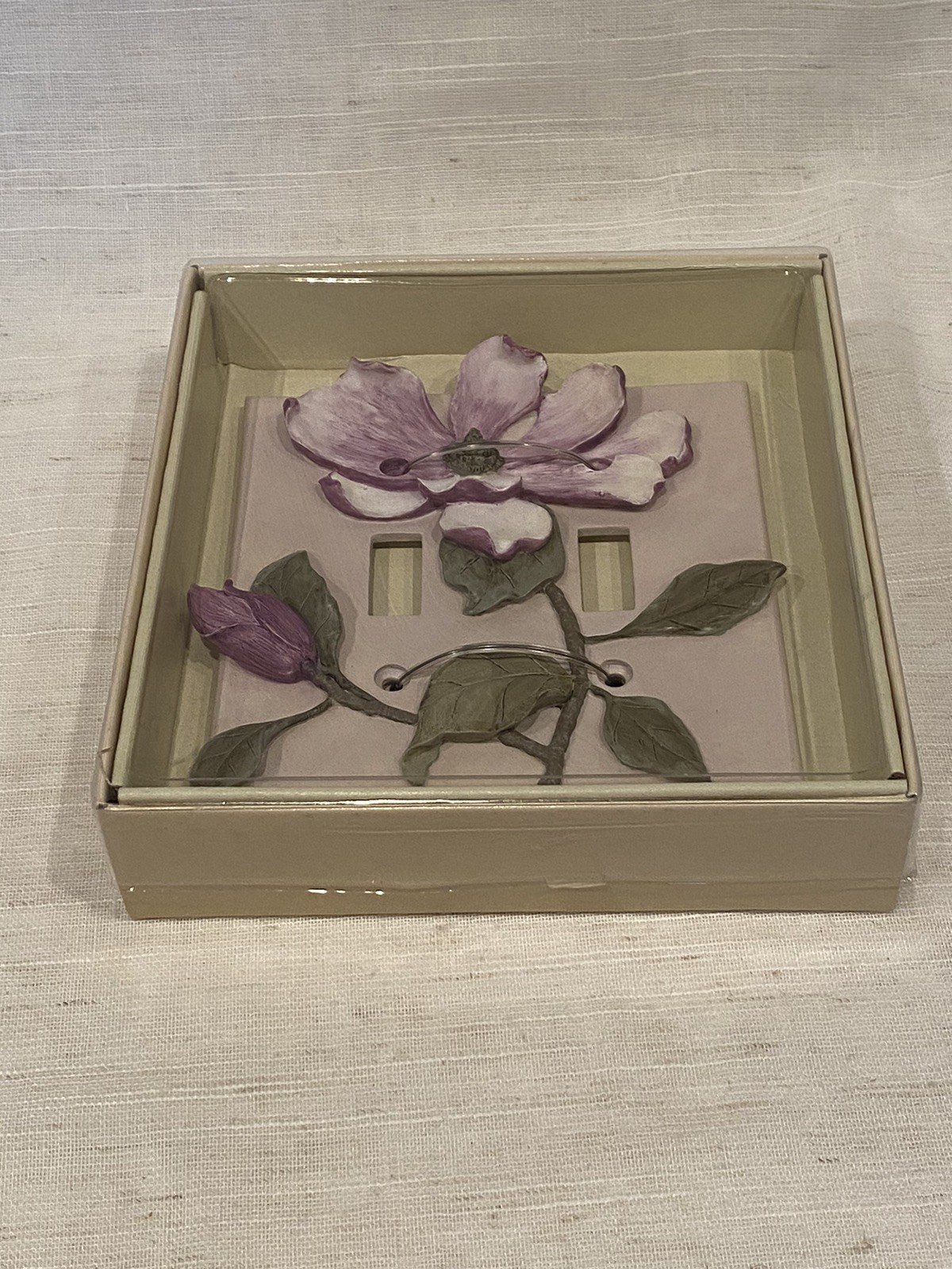 NEW Floral Double Switchplate Borders Unlimited Inc Sealed