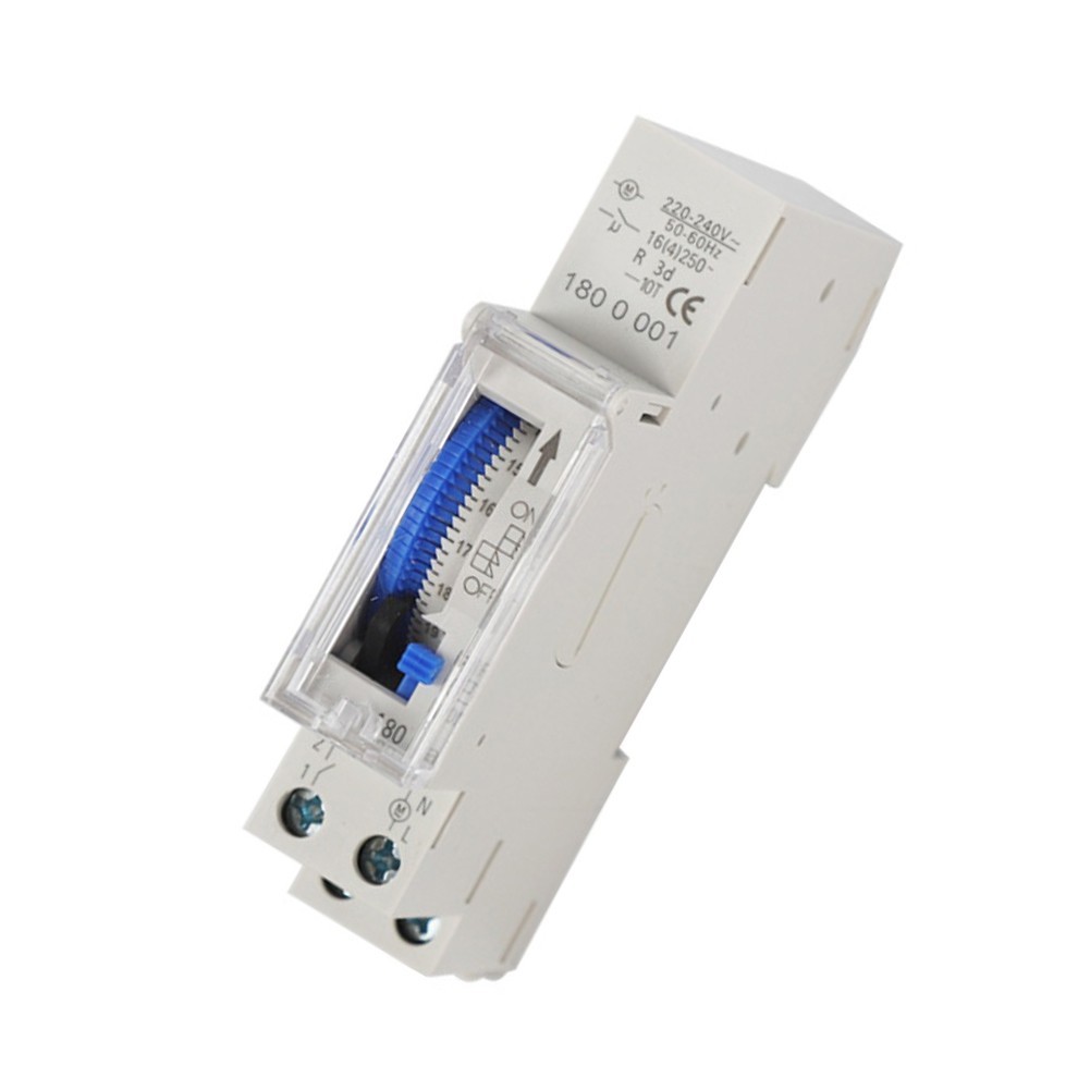Timer Switch 180A Mechanical 15 Min Setting Rail Mount for 110 220VAC Systems