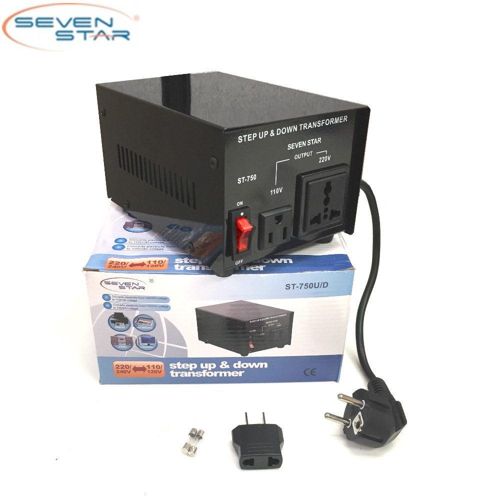 SevenStar ST-750W Watt 110V to 220V Step Up/Down Transformer Voltage Converter