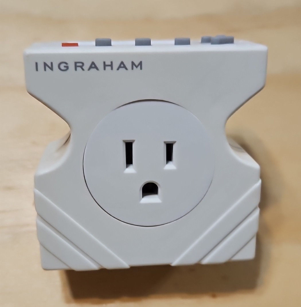 Ingraham Timer electronic digital 1875 Watts Wall Plug Outlet NEW OLD STOCK