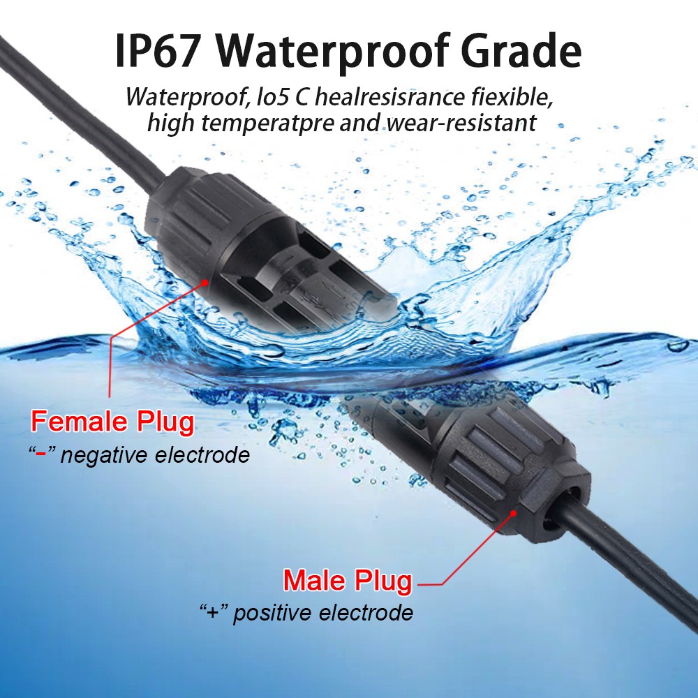 12 AWG XT60 Female to Solar Connector Extension Cable Wire for Solar Generator