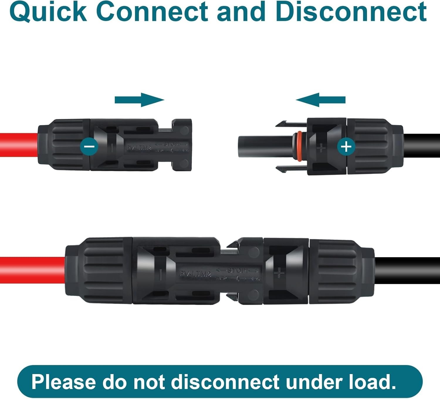 2FT XT60 Connector Cable – MC4 to XT60, 12AWG, Perfect for Solar Systems