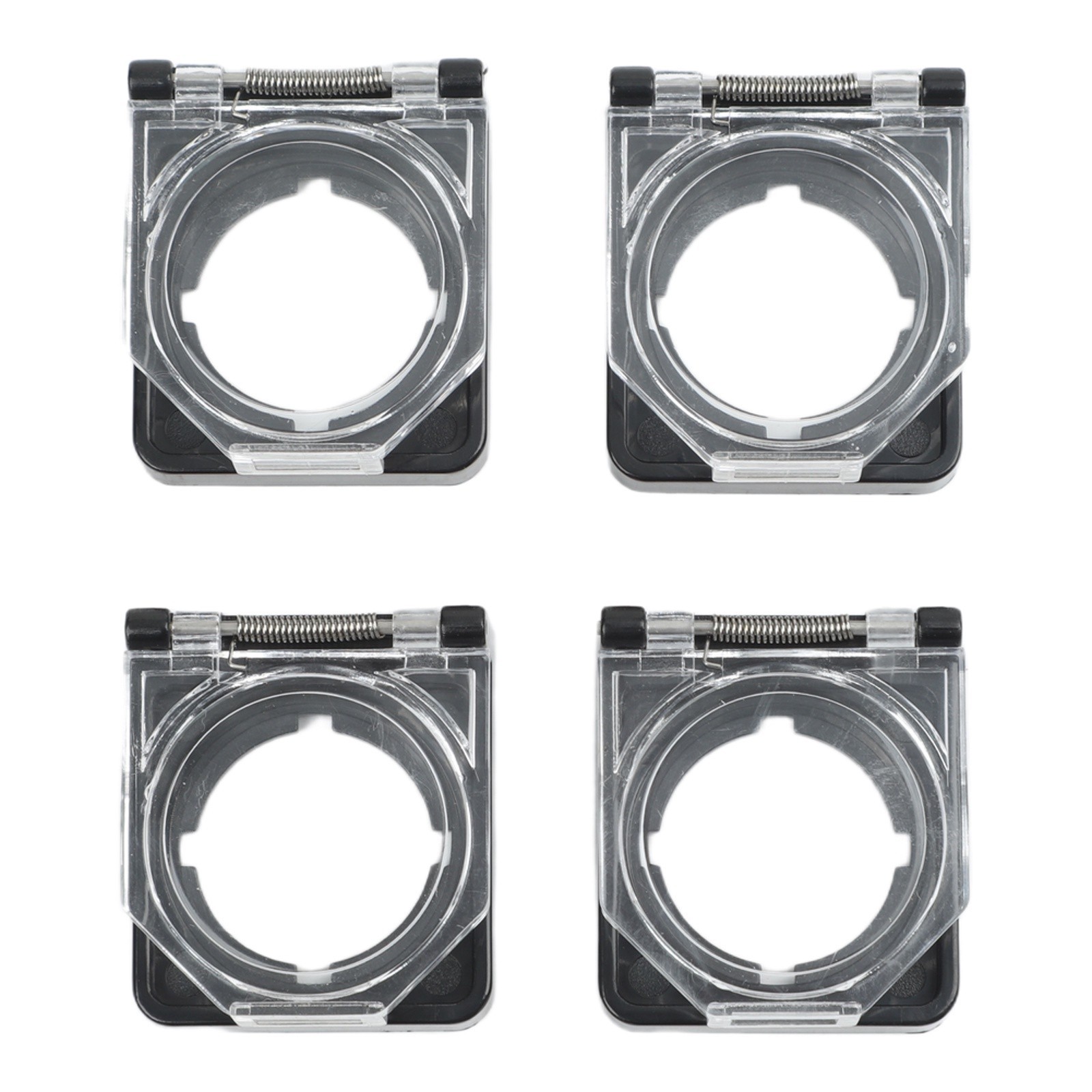 4pcs For 22mm Button Covers Compatible with For 22 mm Push Buttons Dustproof