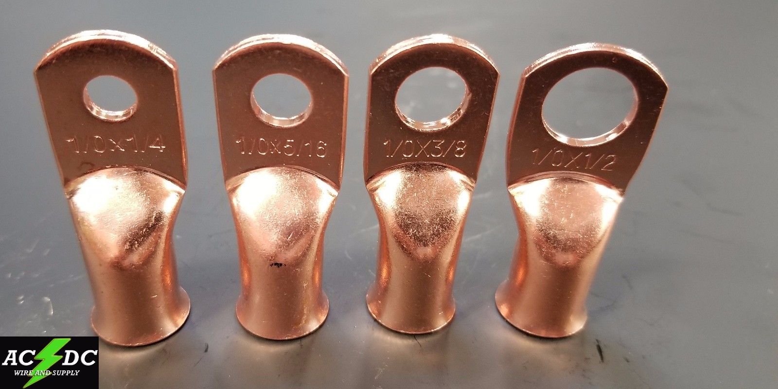Choose Copper Lug Ring Terminals with Boot Covers & Shrink pick gauge awg size
