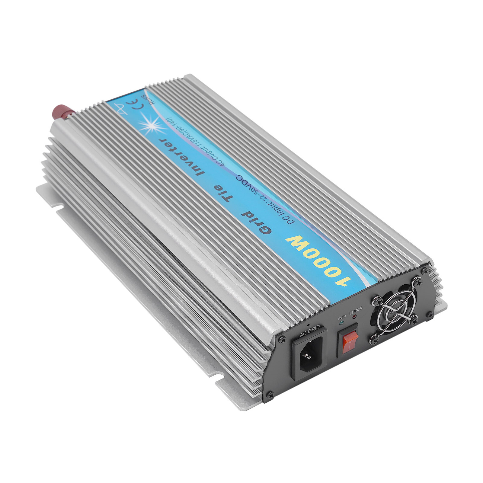 1000W Solar Grid Tie Inverter Dc22-50v to Ac90v/140v Pure Sine Wave Inverter