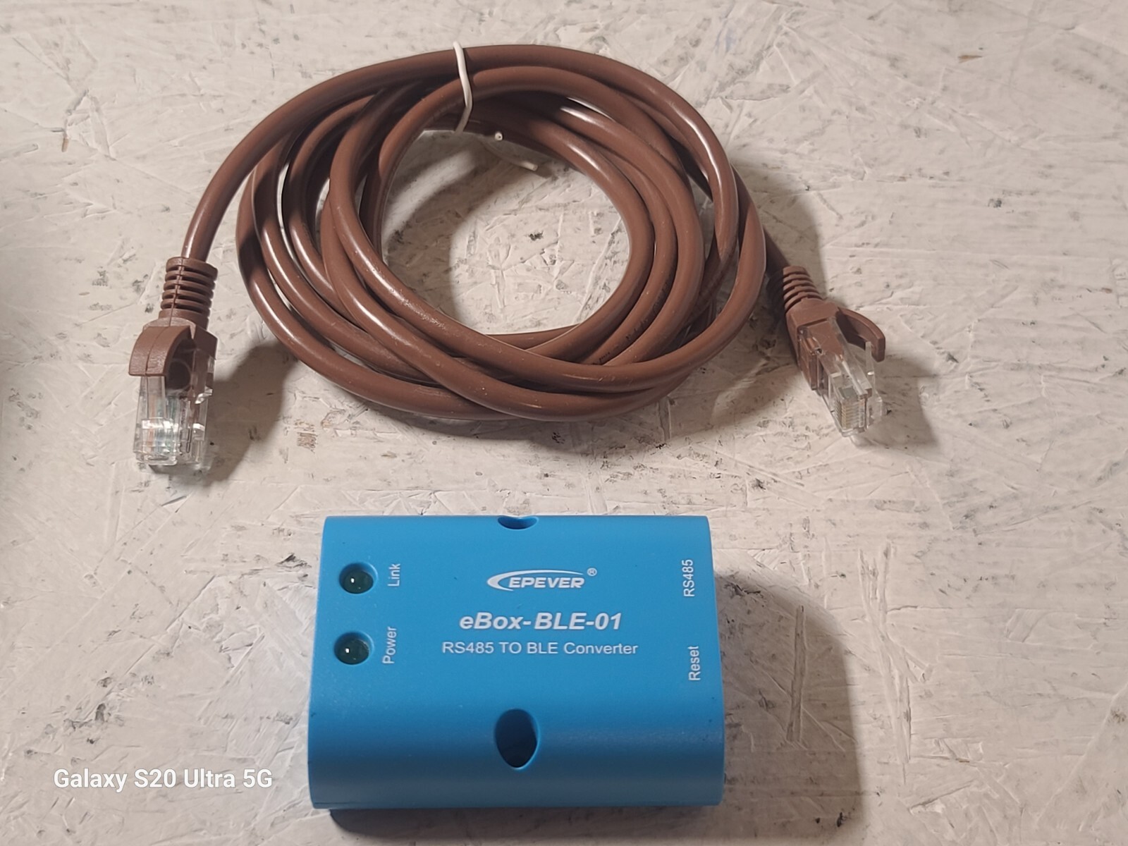 EPEVER eBox-BLE-01 RS485 to BLE Converter Bluetooth Module With Ethernet Cable
