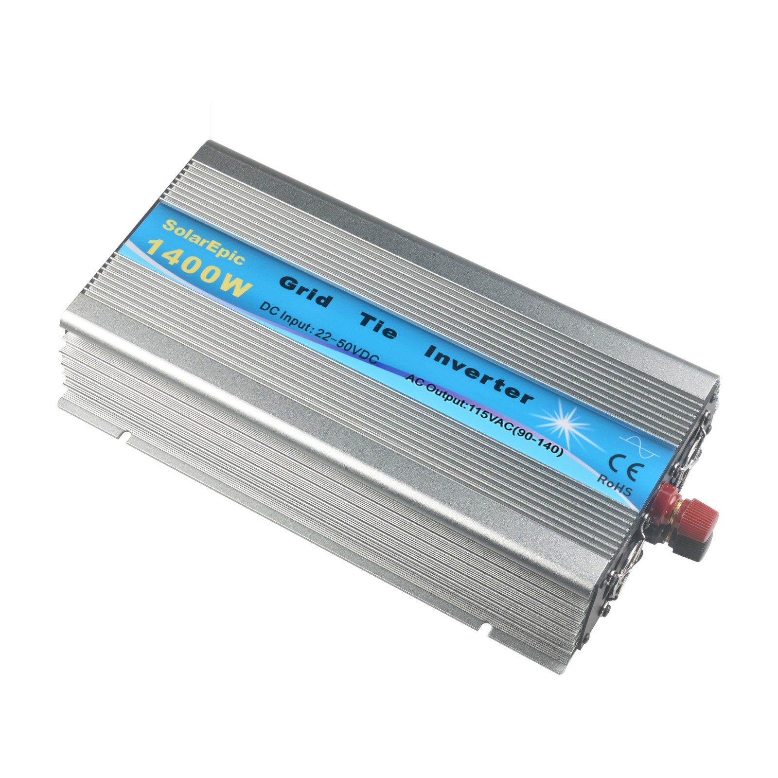 1400W Grid Tie Inverter DC36V to AC110V/220V Solar Inverter Built-in Meter LCD