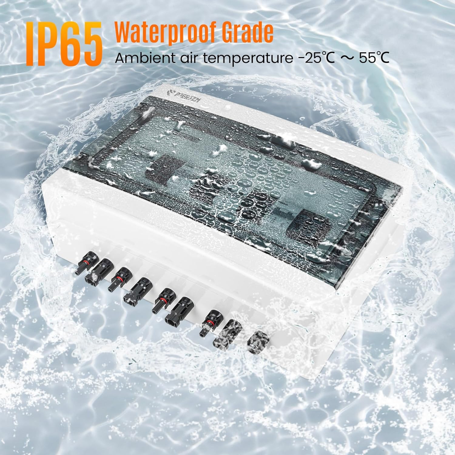 Solar Combiner Box 4 String PV Combiner Box 1000V DC 40A & 20-40KA SPD Power Dis