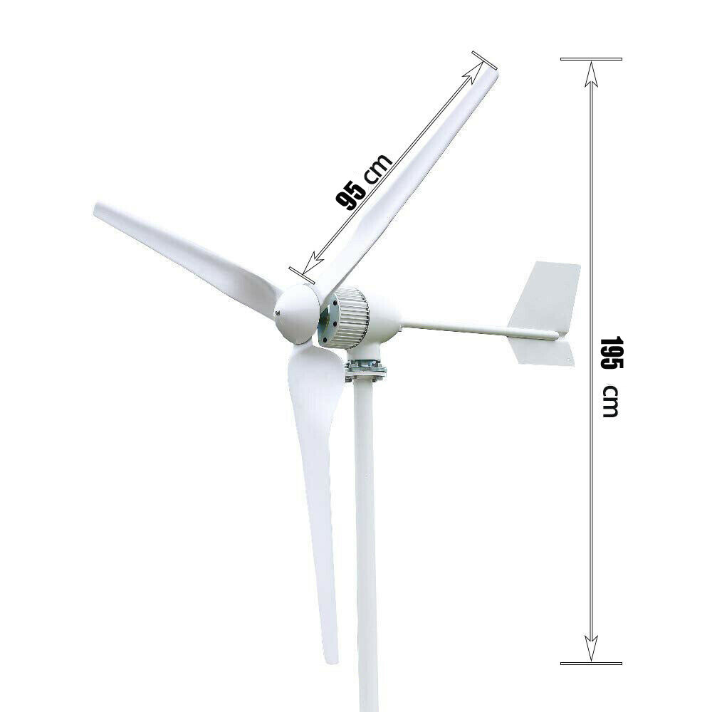 3000W Wind Turbines 24V 48V Generator Windmill Energy Wind Power with Controller