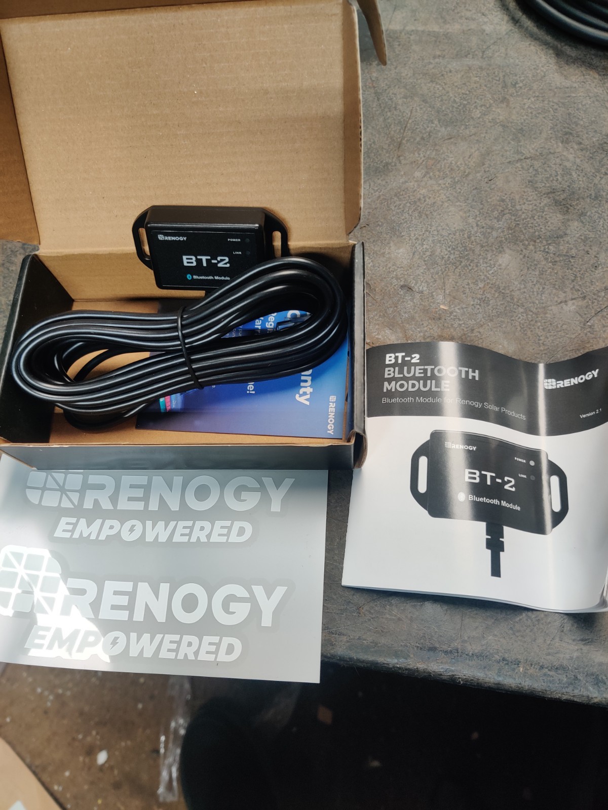 New Renogy BT-2 Bluetooth Module Communication Port Wirelessly Monitor