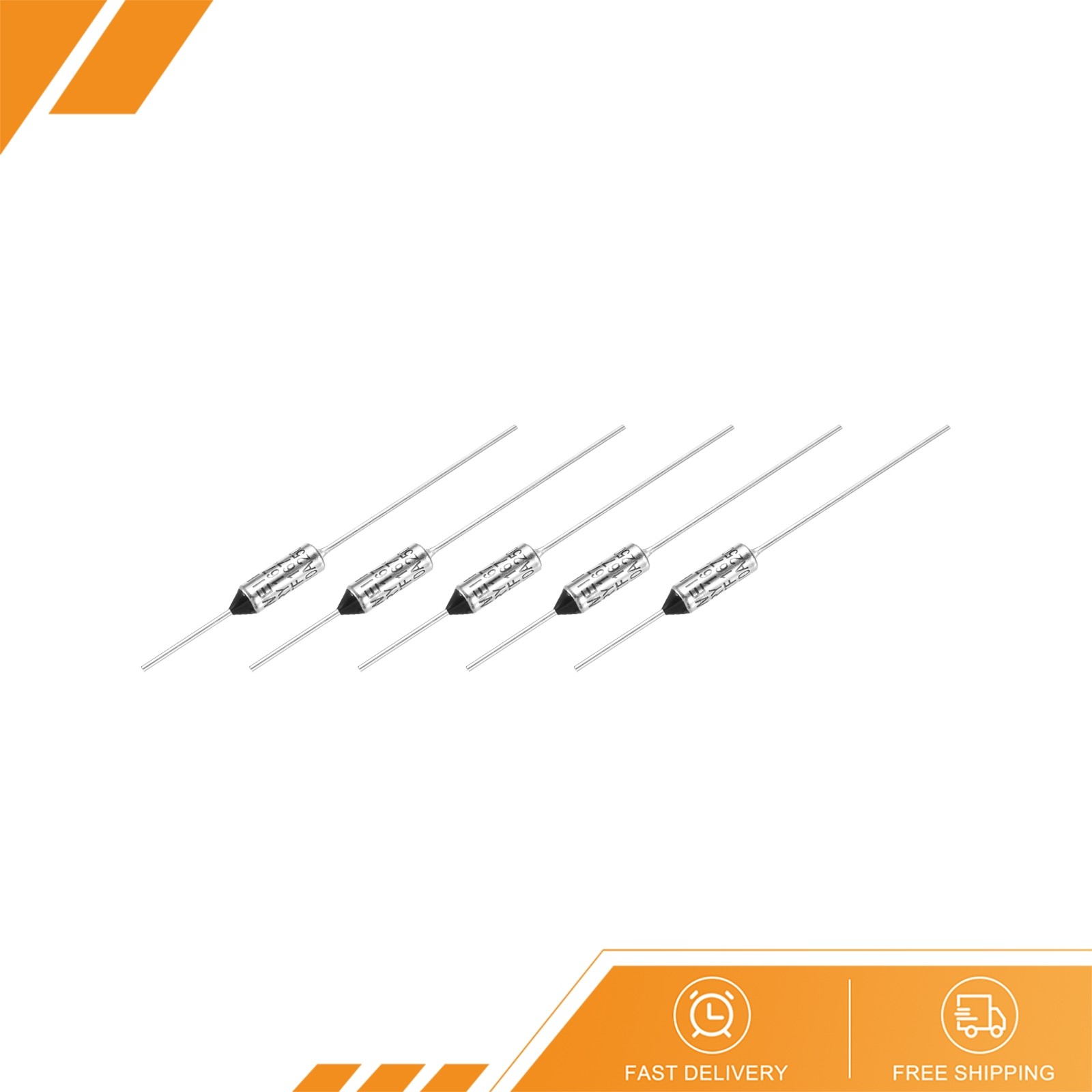 5Pcs Metal Temperature Thermal Fuse RY167 167 °C 332.6 °F 10A 250V Thermal Fuse