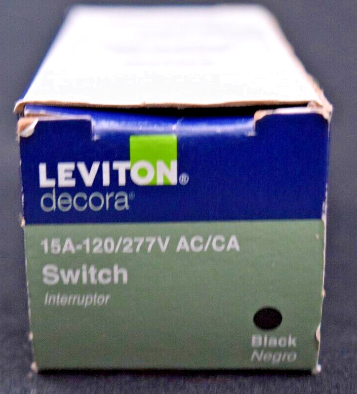 Lot of 2 Leviton Child Safety Tamper Resistant Outlets And 1 Switch 15A – 125V