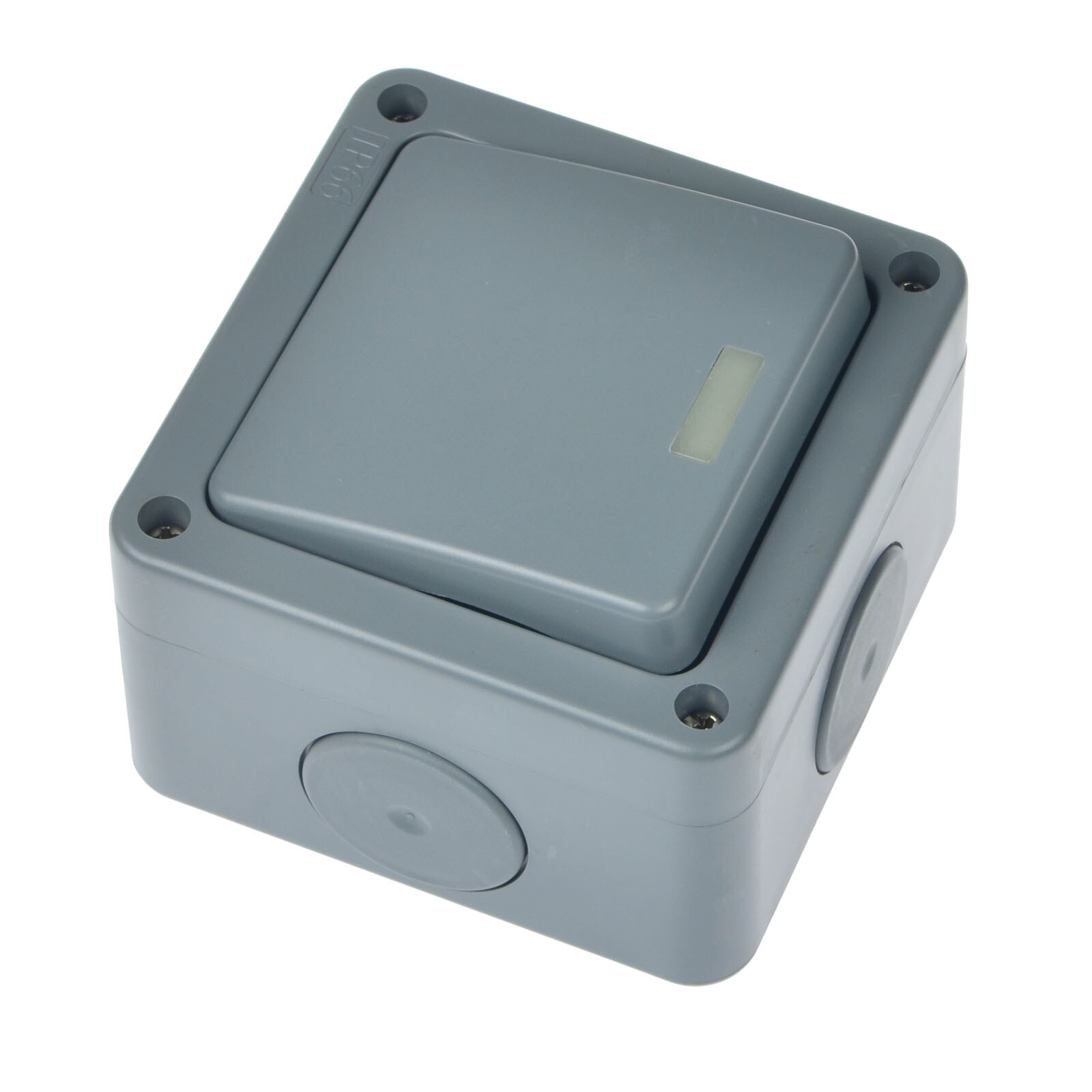 IP66 Waterproof Light Switch Single 2-Gang 10A Dustproof Weatherproof Outdoor US