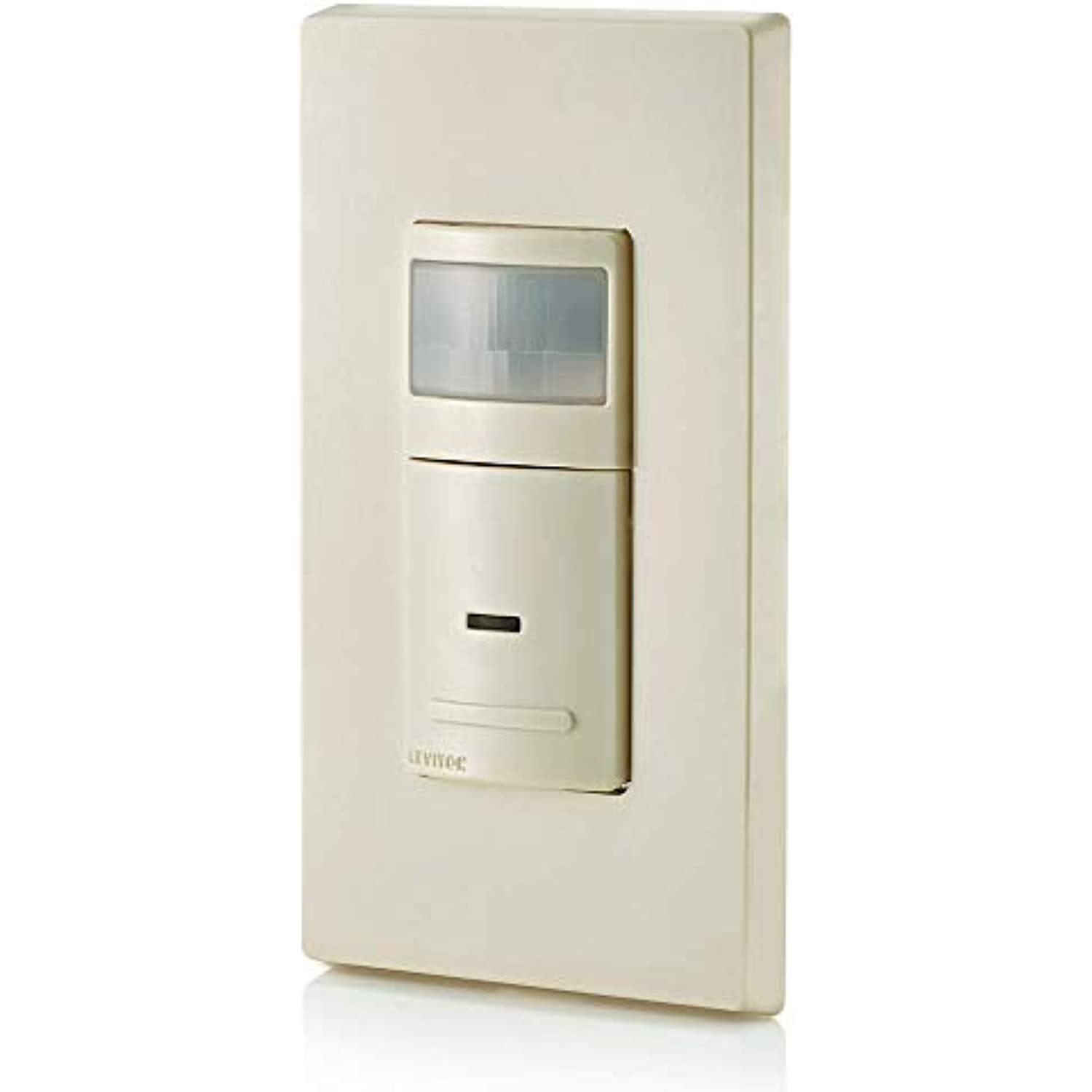 Leviton IPS02-1LT Decora Motion Sensor In-Wall Switch, Auto-On, 2.5A, Single