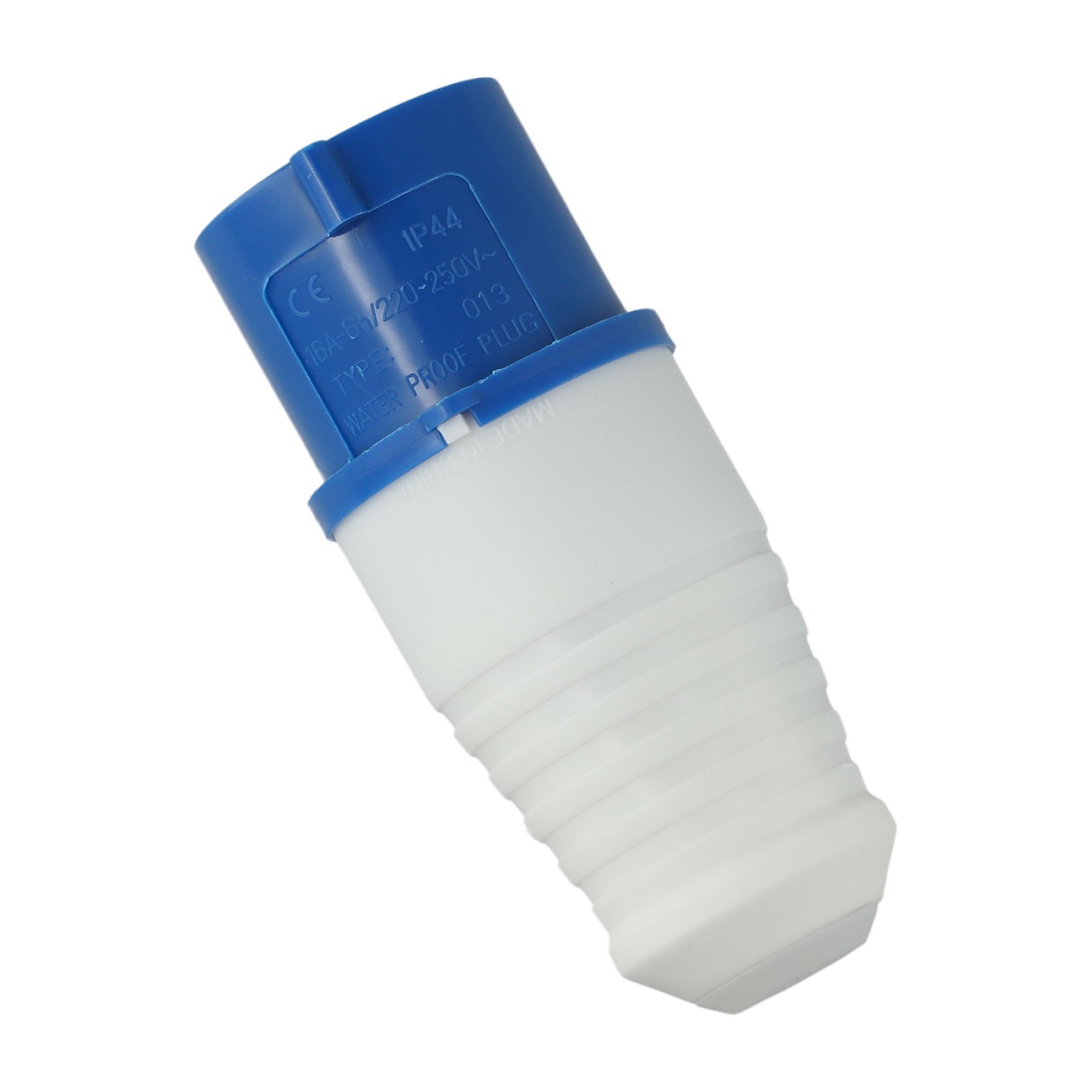 Blue 16A 3 PIN-SOCKET 240V 2P&E Site IP44 Blue Industrial Male Female UK SELLER