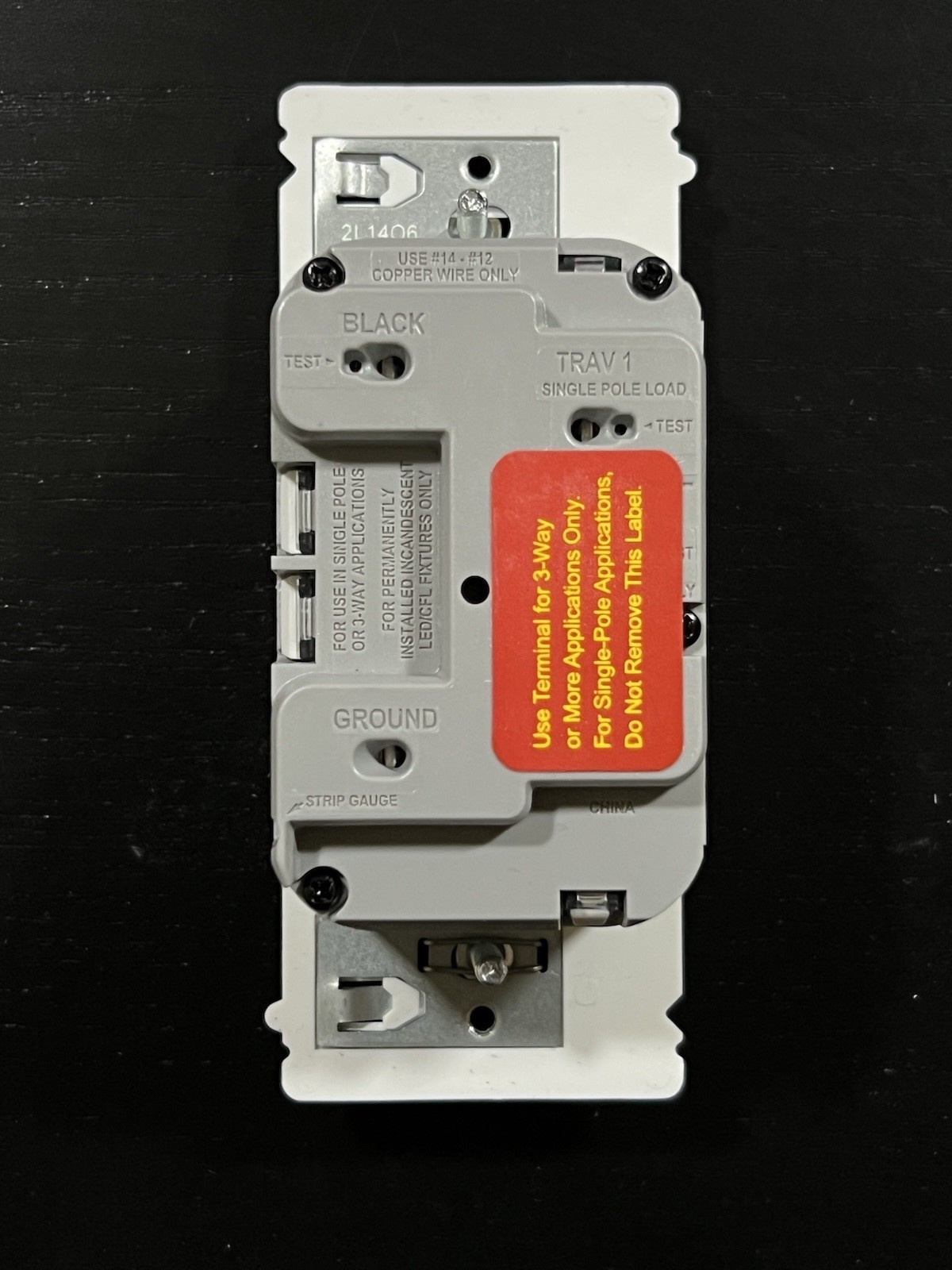 Leviton Decora Lever Edge Rocker Slide Dimmer Switch 150w Single Pole or 3-Way
