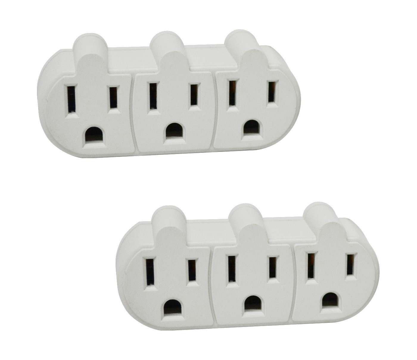 Westinghouse 3 Outlet, Indoor Wall Adapter (2pk – White) DR-03