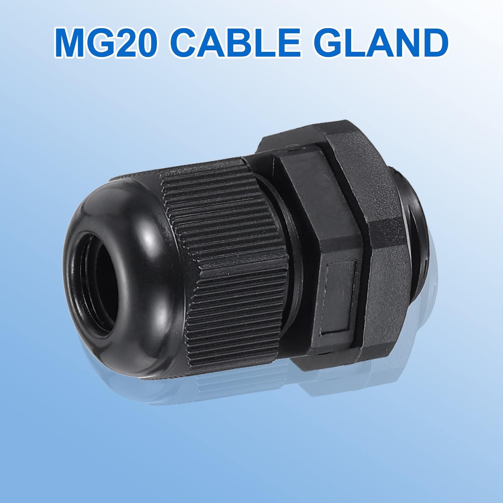 MECCANIXITY 4 Pcs M20 Cable Gland, 9-14mm Wire Hole Waterproof M20;