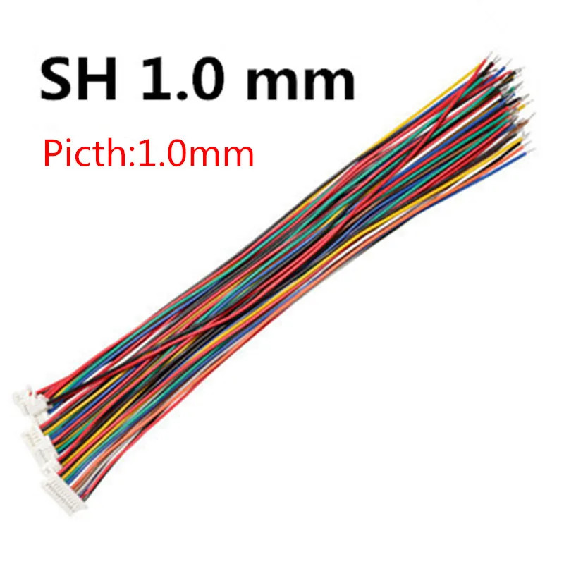 10PCS 1.0 1.25 1.5 2.0 2.54 SH/JST/ZH/PH/XH 1.0MM 1.25MM 1.5MM 2.0MM 2.54MM 2PI