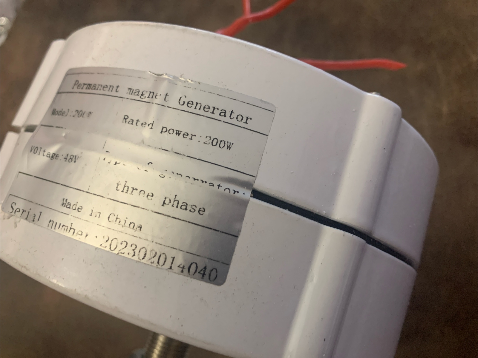 200W 3-Phase Alternator Permanent Magnet Electric Motor Generator – US Seller