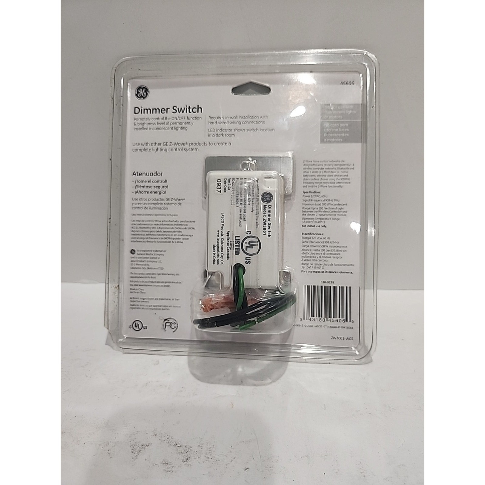 GE Wireless Lighting Control Dimmer Switch Led Indicator USA Seller
