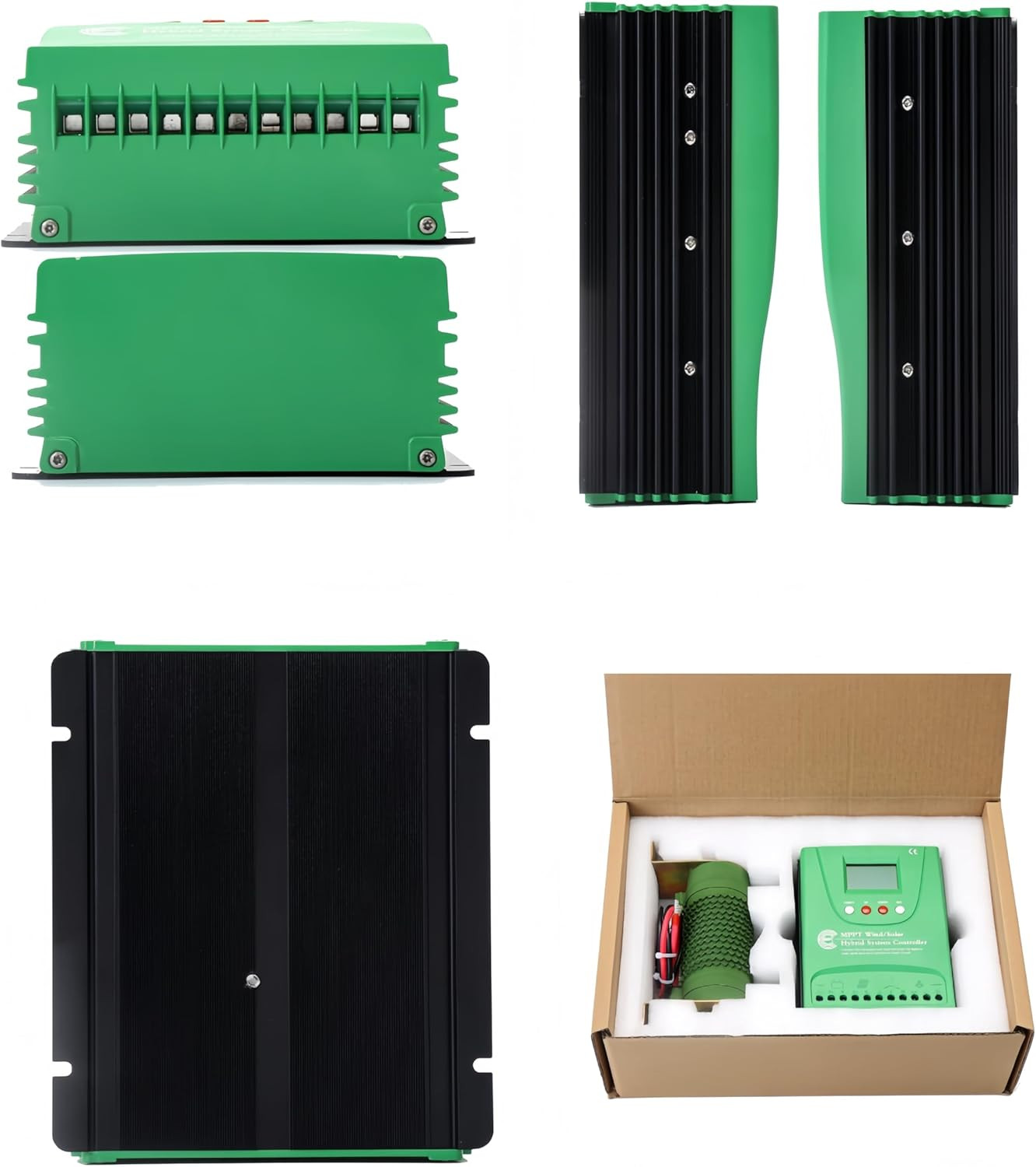 2000W Wind Solar Hybrid Charge Controller, 1000W Wind Turbine & 1000W Solar Pane